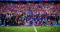 El FC Barcelona gana su 47ª Copa de Europa Con el triunfo del equipo femenino de fútbol en Bilbao ante el Lyón, se añade otro trofeo más de campeones continentales en el brillante palmarés azulgrana Club Hace 20 h
