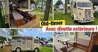 Génial : un vieux Type H aménagé en camping-car avec une dînette coulissante !