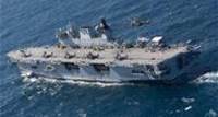 Navio do grupo do USS George Washington e NAM Atlântico se encontrarão ao largo do RS para transferência de doações