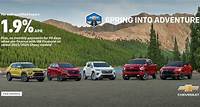 For well-qualified buyers 1.9% APR + No monthly payments for 90 DAYS when you finance with GM Financial on select 2023/2024 Chevy models.