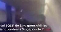Vidéo. Turbulences lors d'un vol Londres-Singapour : les images du chaos à bord de l'avion