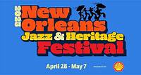 Join us at the New Orleans Jazz & Heritage Festival - April 28 - May 7, 2023