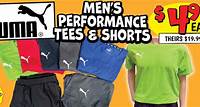 Puma Men's Shorts & Tees $4.99 each