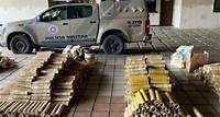 Polícia Militar apreende 700 quilos de pólvora em Cruz das Almas