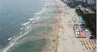 Dòng người nườm nượp đổ ra ‘bãi biển đẹp nhất hành tinh’ để giải nhiệt