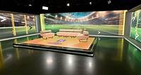 Im Bild: Das neue multimediale Sportstudio. Im neuen Studio mit EURO 24 und Olympia Paris Der Super-Sport-Sommer im ORF
