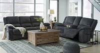 Rent Signature Design by Ashley Draycoll-Slate Reclining Sofa and Loveseat