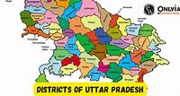 Districts Of UP List, Map, Uttar Pradesh India's Largest State With 75 Districts - PWOnlyIAS