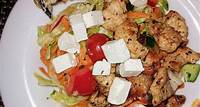 Bunter Salat mit scharfen Putenstreifen von LostAngel1985| Chefkoch