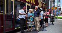Big Bus New York Hop-on-Hop-off-Tour im Bus mit offenem Oberdeck