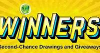Second-Chance Drawing and Giveaway Winners - Go to page