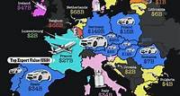 Visualizing European Nation's Top Exports