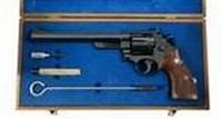 Smith & Wesson Model 29-2 .44 Magnum S-Prefix 8 3/8" Blued Clamshell Case Cokes Mfd. 1963 99%