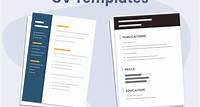 CV Template: 48 Professional CV Templates (Free Download) - Resume Genius