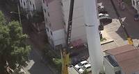 Criminosos usam guindastes para tentar roubar caixa d’água de condomínio na Zona Norte do Rio; vídeo