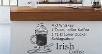 Wandtattoo Irish Coffee