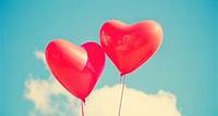 Ballon, Herz, Liebe, Rot, Romantisch