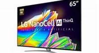 Smart TV LED 4K LG 65'' 65SM8600 Ultra HD NanoCell com Conversor Digital 4 HDMI 3 USB Wi-Fi Thinq Ai - Preta