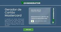 Gerador de Cartão Mastercard - VCCGenerator