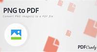PNG para PDF: Converta vários arquivos PNG em um único arquivo PDF