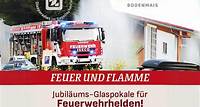 Angebote für Feuerwehr-Jubiläen, Geschenke für verdiente Feuerwehrler und vieles mehr.