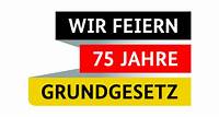 Öffnet die Seite: Landtag projiziert Grundgesetz auf Hochhaus