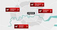 London airports map