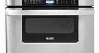 24 in. 1.2 cu. ft. 950W Sharp Easy Open Stainless Steel Microwave Drawer (KB6524PSY)