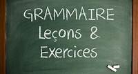 Leçons & exercices de grammaire en Français FLE