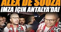 Antalyaspor'un yeni teknik direktörü Alex de Souza, şehre geldi! Coşkuyla karşılandı