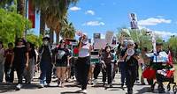 Protesters gather for Palestine during Israeli Apartheid Week