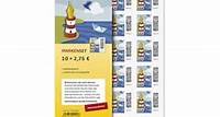 Markenset Leuchtfederstift, Briefmarke zu 2,75 €, 10er-Set