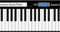 Piano virtual piano keyboard