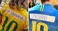 Imagens publicadas na web debocham de Neymar e reverenciam Piovani como craque da Seleção