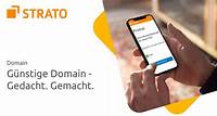 Domain bestellen & neuen Wunschnamen sichern | STRATO