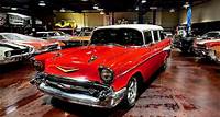 This 1957 Chevy custom wagon is being offered for sale from a private collection in Scottsdale Arizo