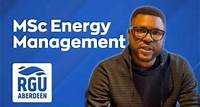 Energy Management Course with MSc Degree | RGU University – Aberdeen, Scotland, UK | RGU