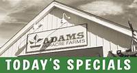 Adams Café Specials - Adams Fairacre Farms