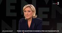 Marine Le Pen, invitée de l'Événement sur France 2 (16/05/2024)