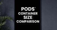 PODS® Container Sizes Comparison