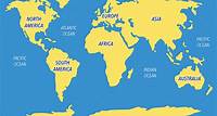 5 Oceans of the World | The 7 Continents of the World