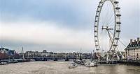 Riesenrad, London Eye, Fluss, Fahrt