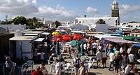 Straßenmarkt Teguise ab Playa Blanca und Puerto del Carmen