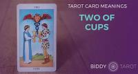 Two of Cups Tarot Card Meanings | Biddy Tarot