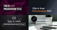 Black Powerpoint Templates and Google Slides Themes