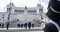 79° Anniversario della Liberazione: il Presidente Mattarella rende omaggio al Milite Ignoto