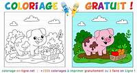 Coloriage Cochon rigolo | Coloriage à imprimer ou à faire en ligne !