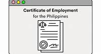 Certificate of Employment (COE) template