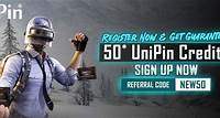 Register Now To Win 50 UniPin Credits