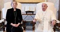 En audiencia con el Papa la Presidenta de la República Eslovaca